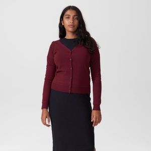 DIDO CAMERON CARDI - MERLOT OX BLOOD